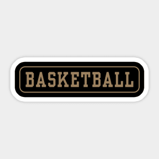 Basketball Sports Design - Street Wear Sticker